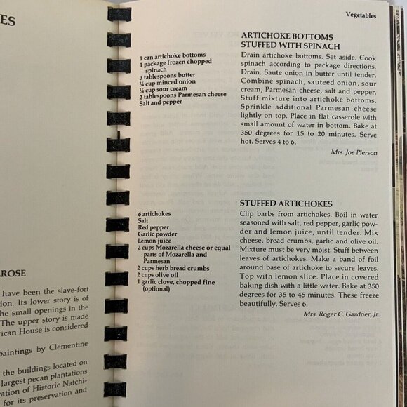 Cane River Cuisine Cookbook Service League Of Natchitoches LA 1987 Spiral-Bound - Picture 12 of 16